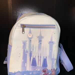 Kids Castle Backpack - Blue and White